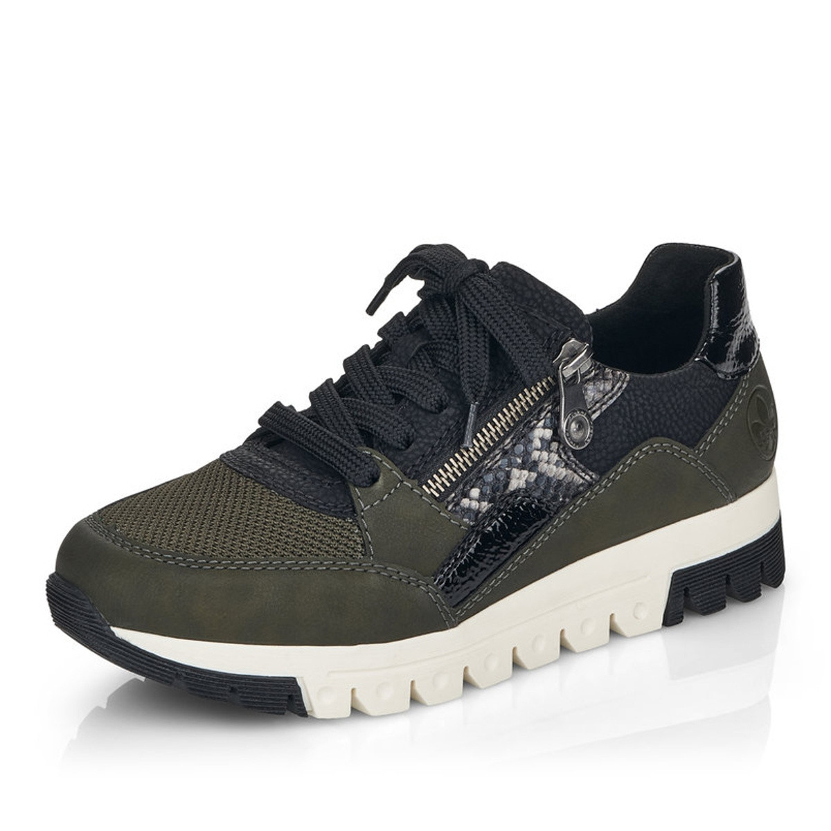 detail Dámské tenisky RIEKER RIE-10101554-W1 zelená