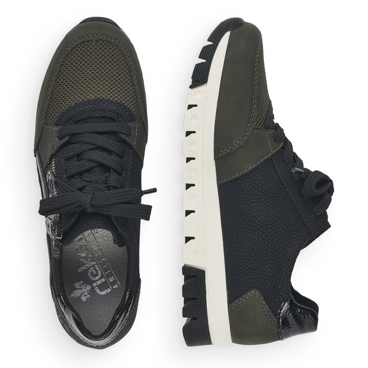 detail Dámské tenisky RIEKER RIE-10101554-W1 zelená