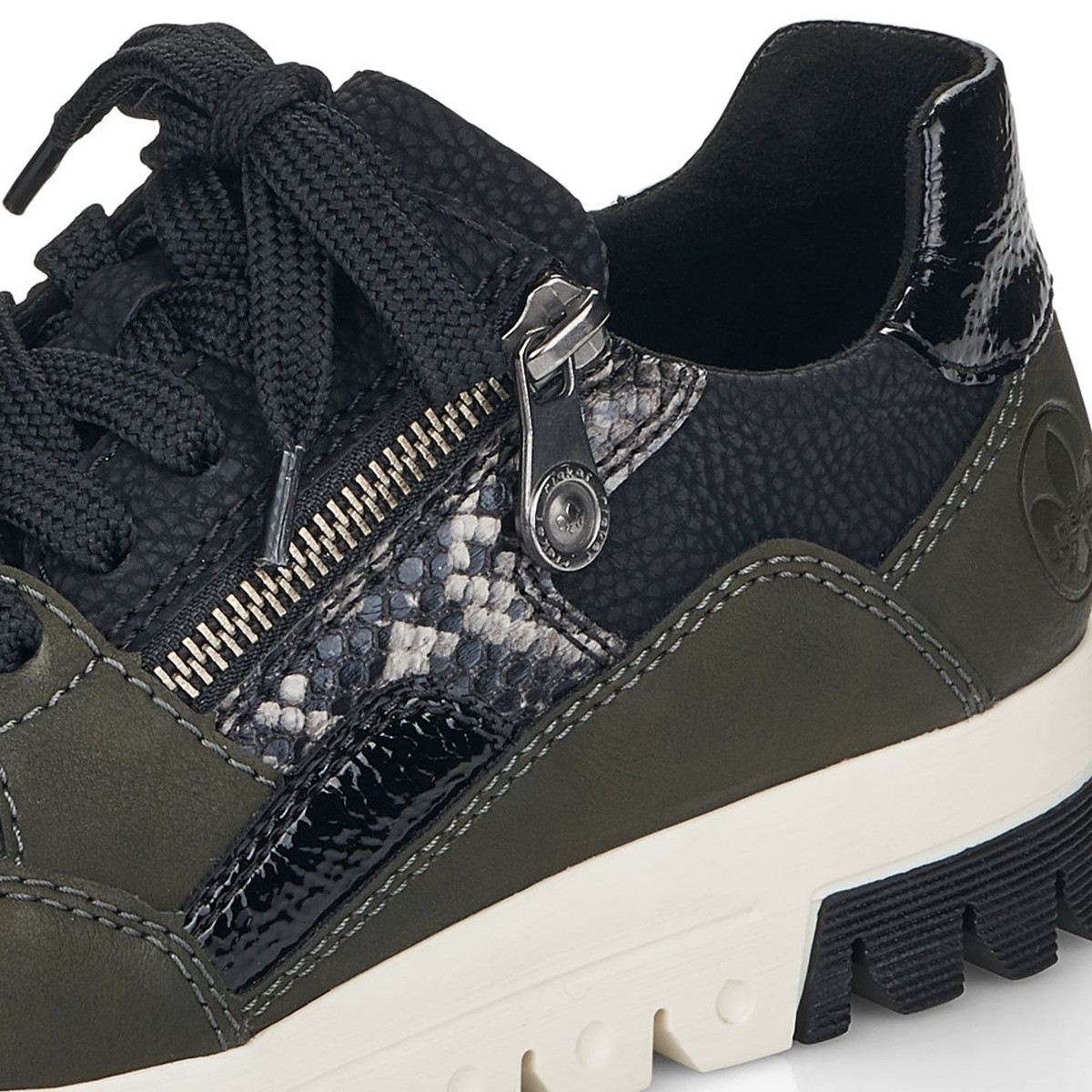 detail Dámské tenisky RIEKER RIE-10101554-W1 zelená