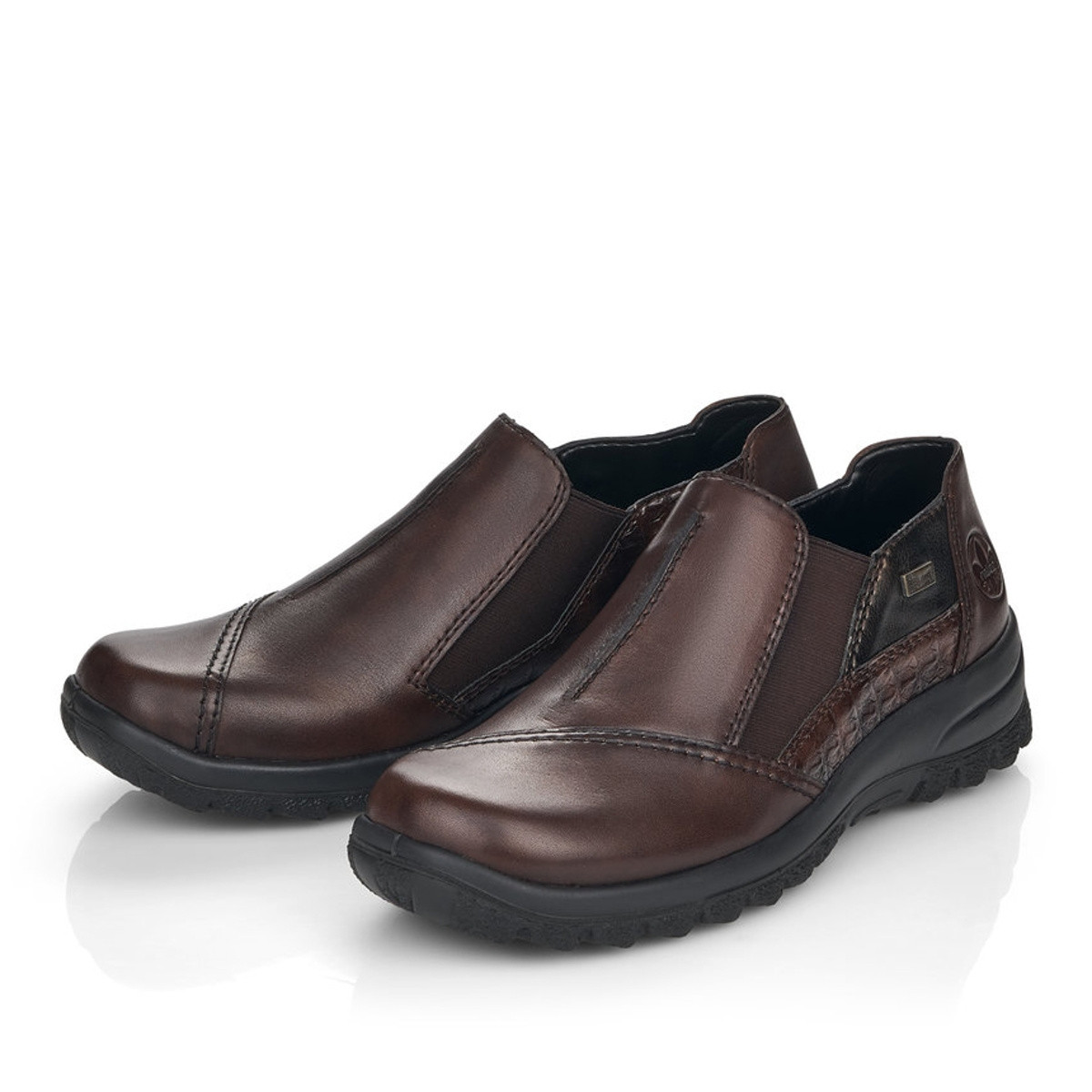 detail Dámské polobotky RIEKER RIE-10101556-W1 hnědá