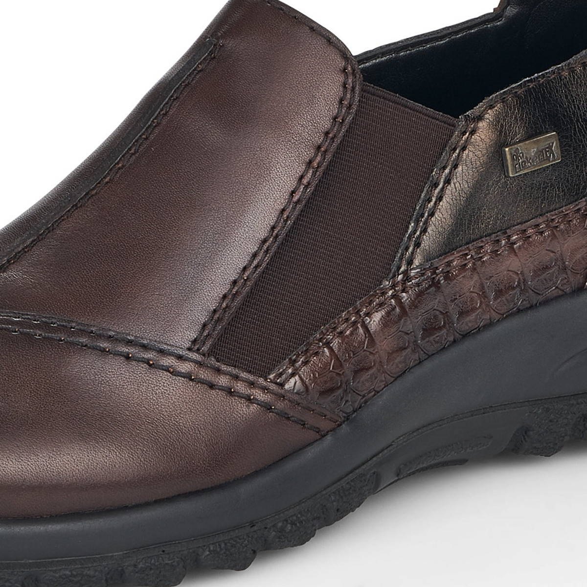 detail Dámské polobotky RIEKER RIE-10101556-W1 hnědá