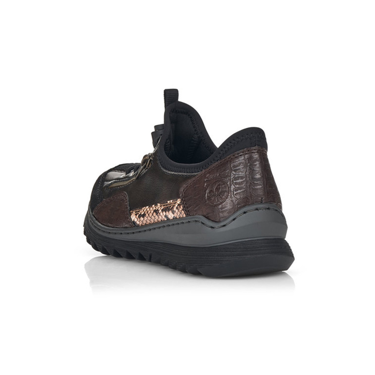 detail Dámské polobotky RIEKER RIE-10101558-W1 hnědá