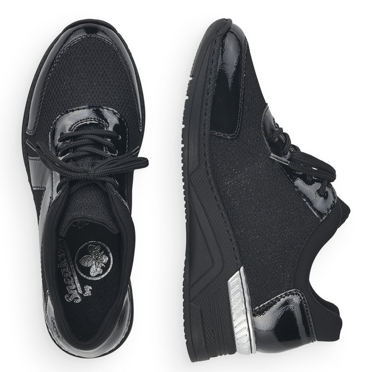 detail Dámské tenisky RIEKER RIE-10101565-W1 černá