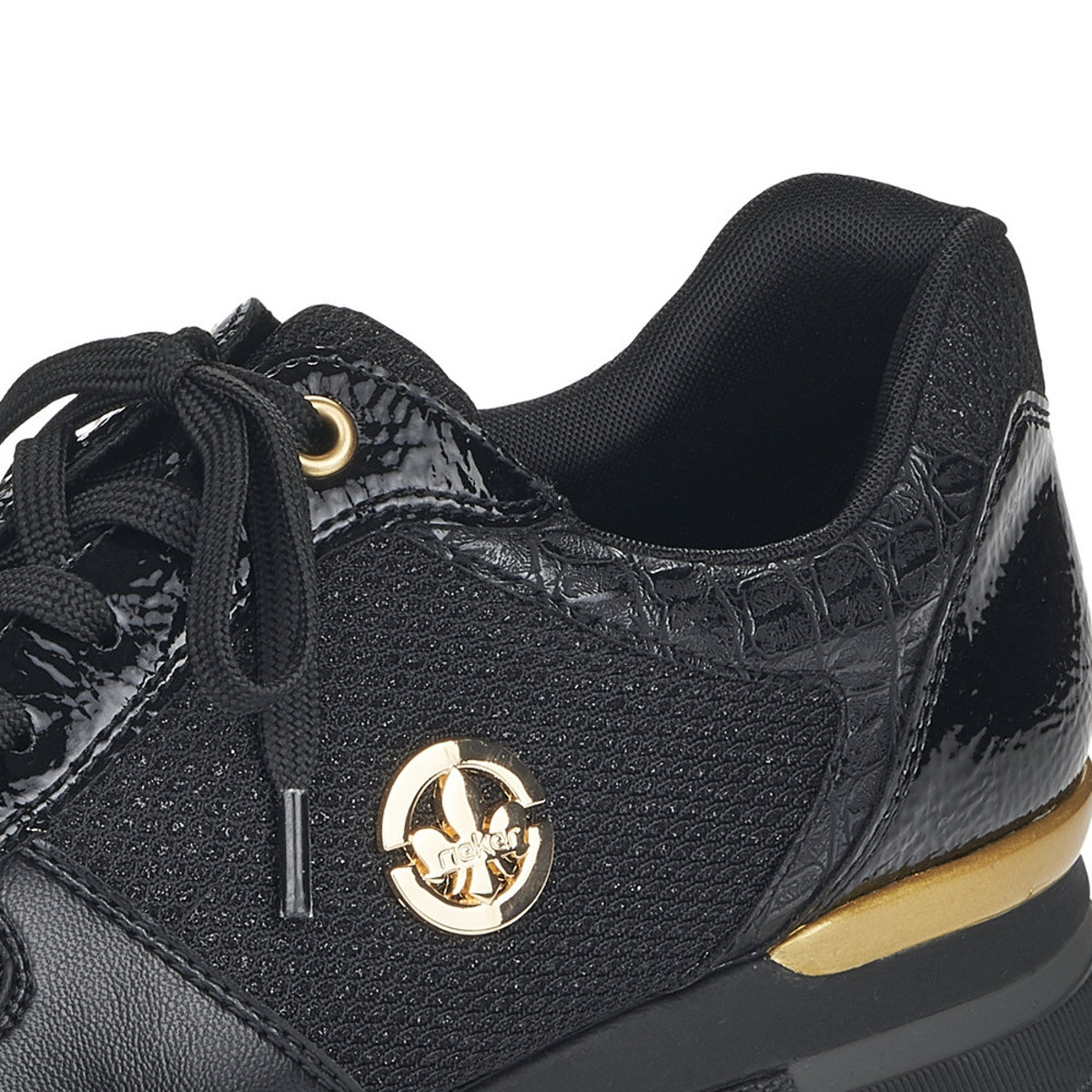 detail Dámské tenisky RIEKER RIE-10101574-W1 černá