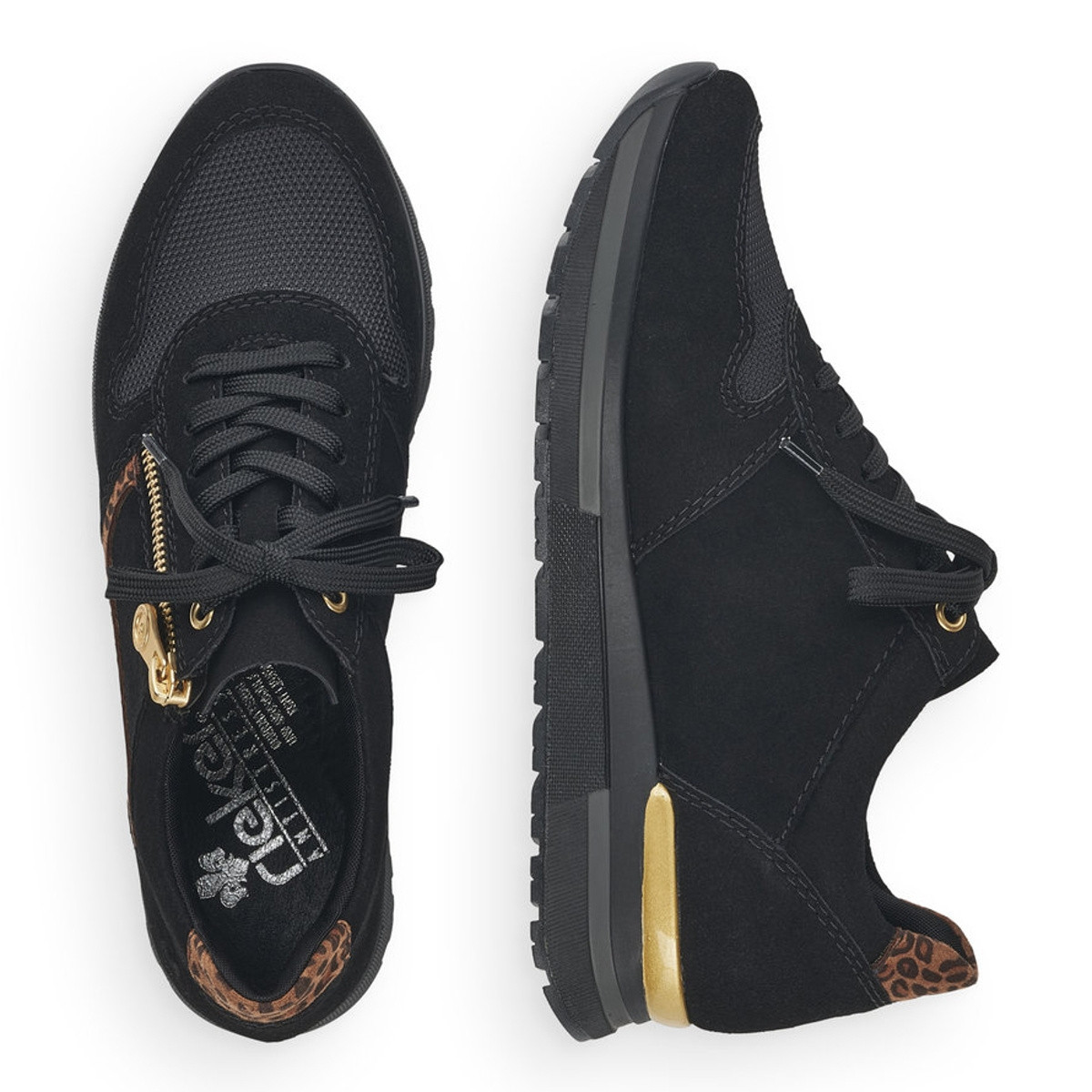 detail Dámské tenisky RIEKER RIE-10101575-W1 černá