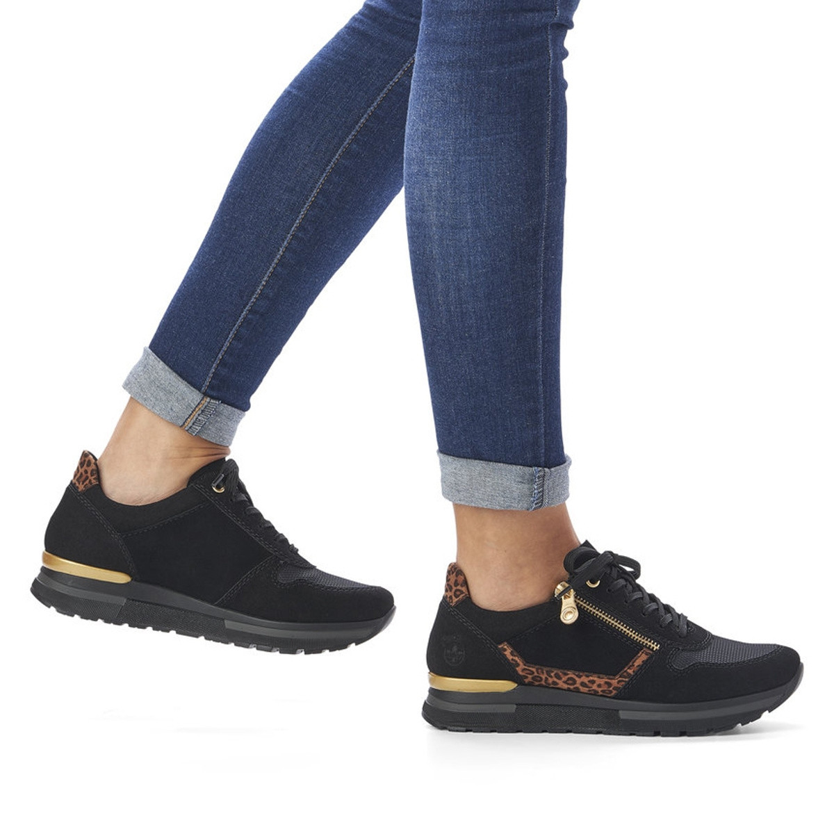 detail Dámské tenisky RIEKER RIE-10101575-W1 černá