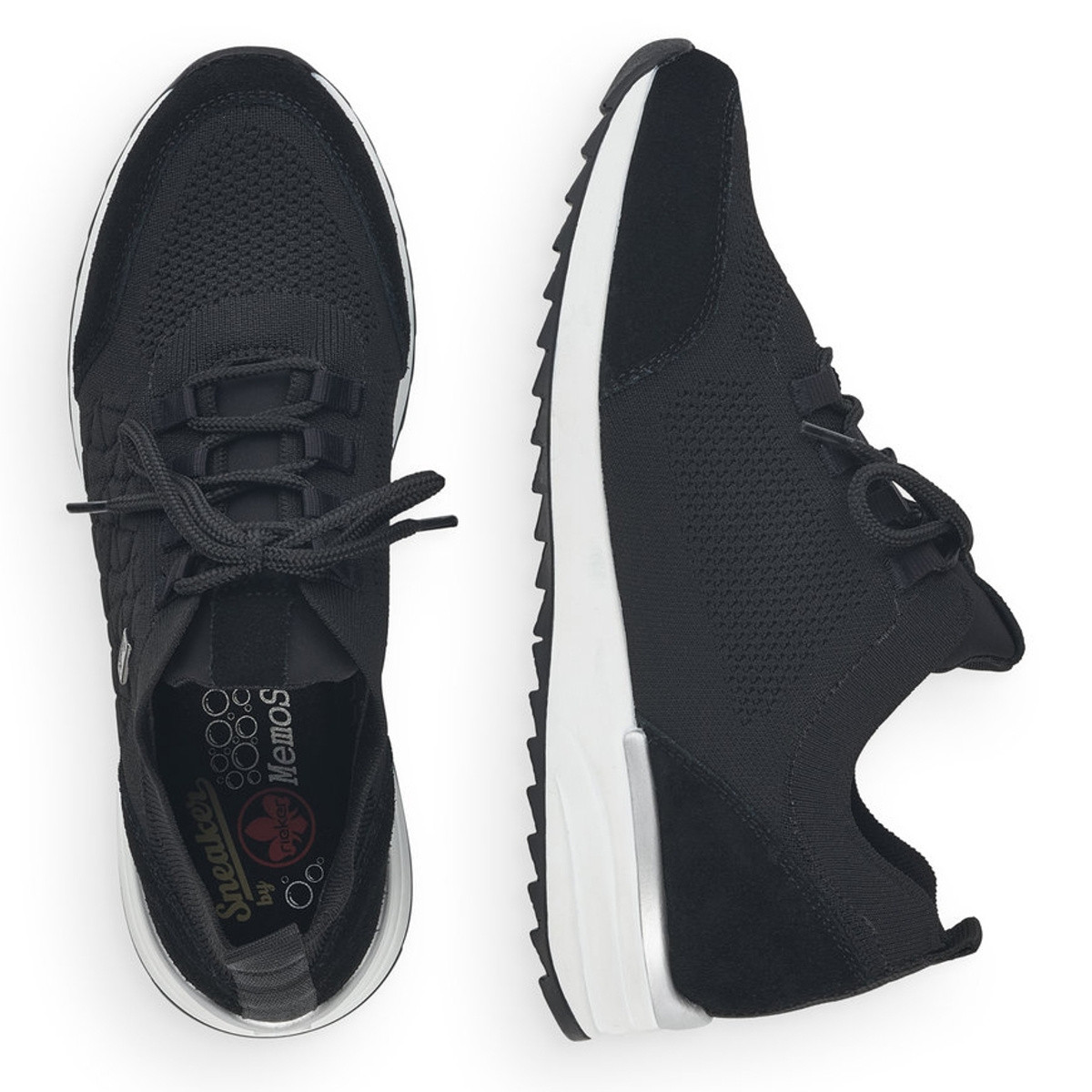 detail Dámské tenisky RIEKER RIE-10101580-W1 černá