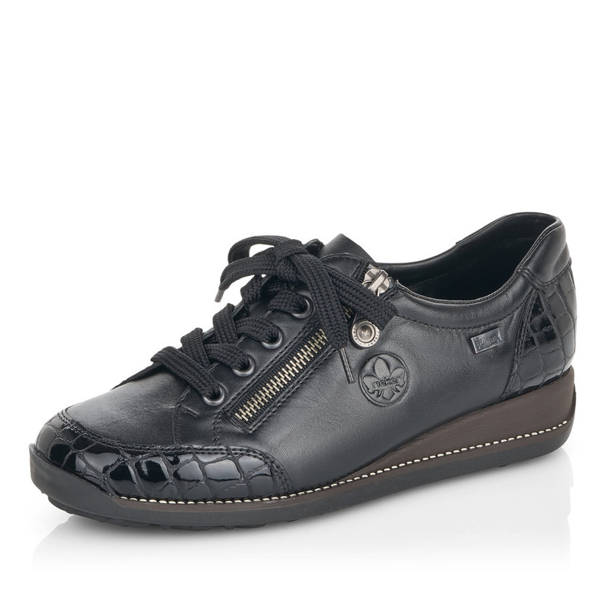 detail Dámské tenisky RIEKER RIE-10101627-W1 černá