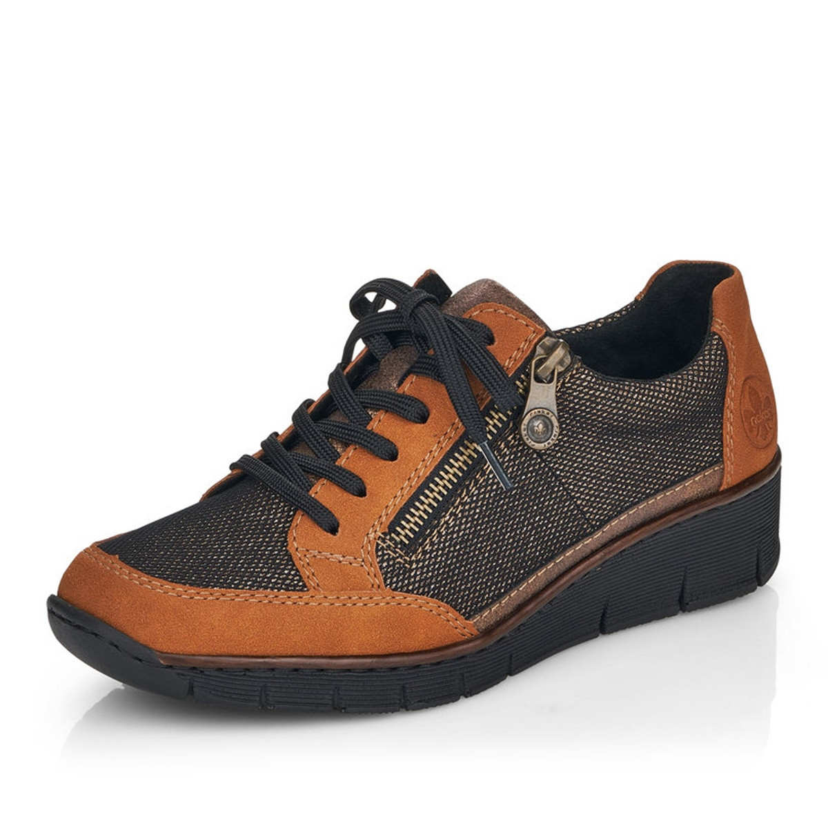 detail Dámské polobotky RIEKER RIE-10101634-W1 hnědá