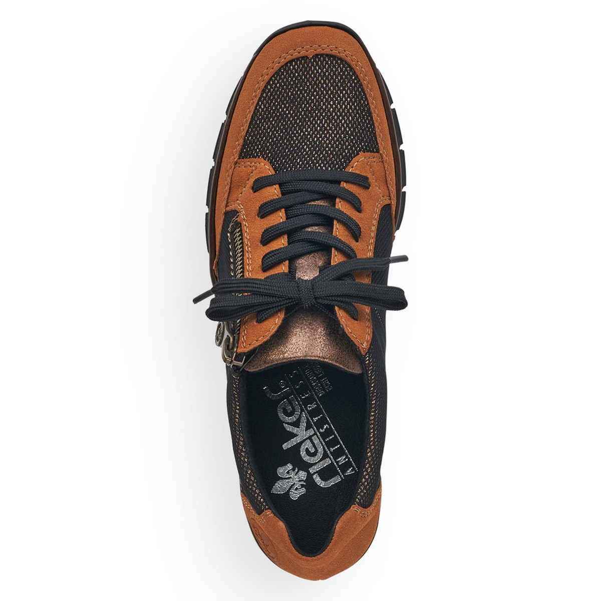 detail Dámské polobotky RIEKER RIE-10101634-W1 hnědá