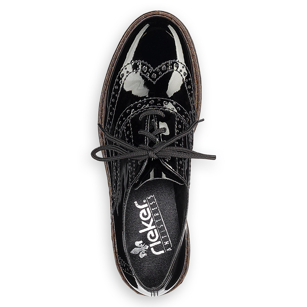 detail Dámské polobotky RIEKER 54812-00 černá W1