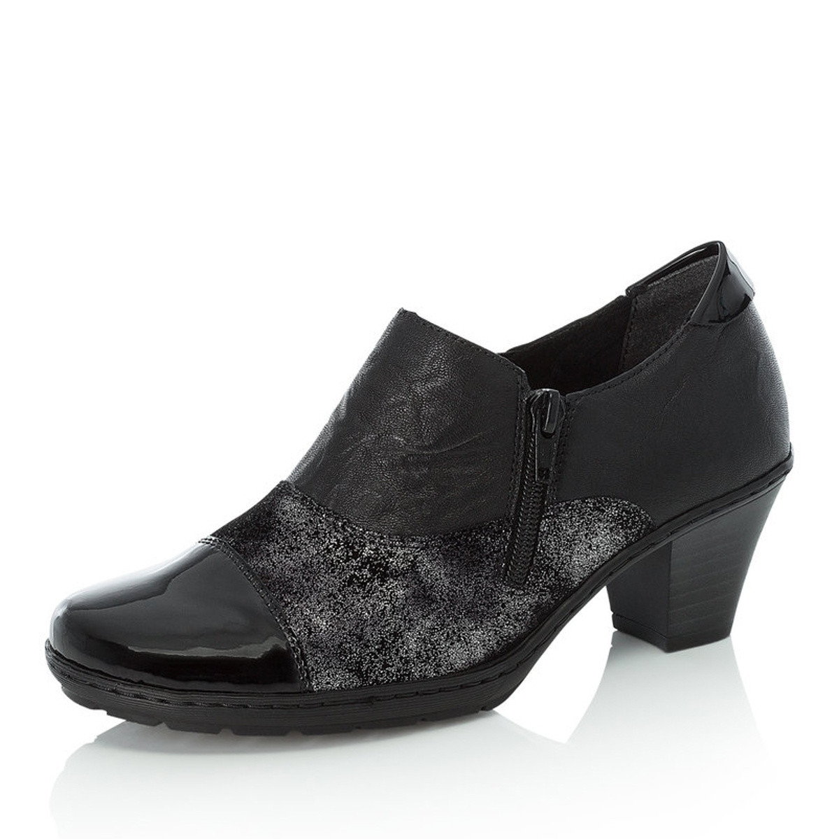 detail Dámské polobotky RIEKER RIE-10101640-W2 černá