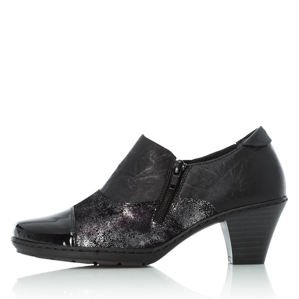 detail Dámské polobotky RIEKER RIE-10101640-W2 černá