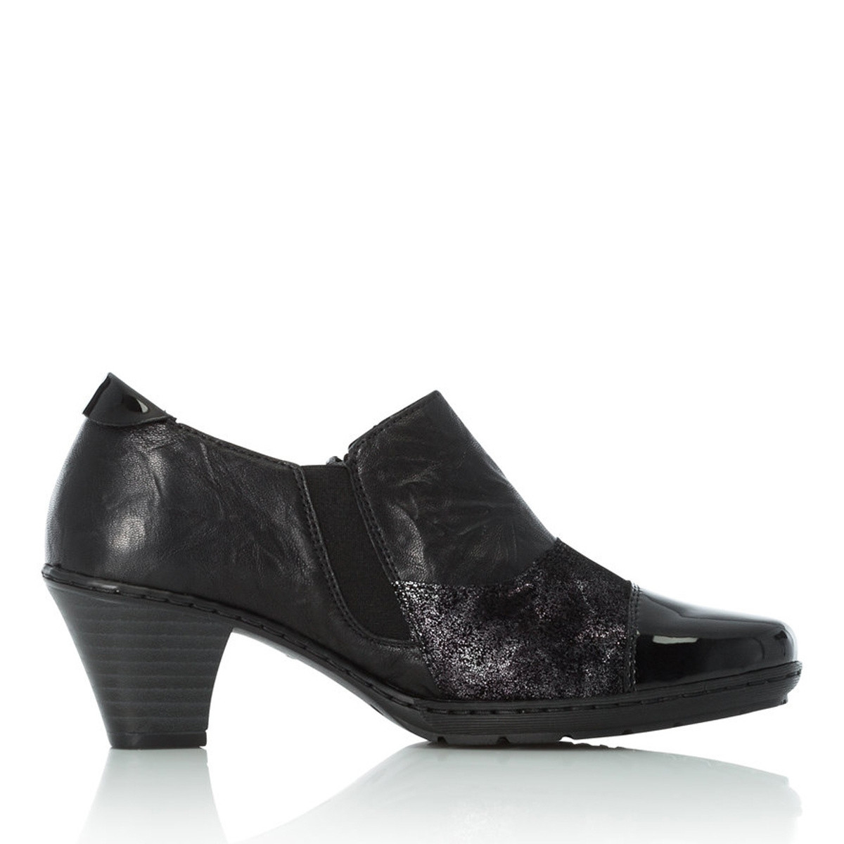 detail Dámské polobotky RIEKER RIE-10101640-W2 černá