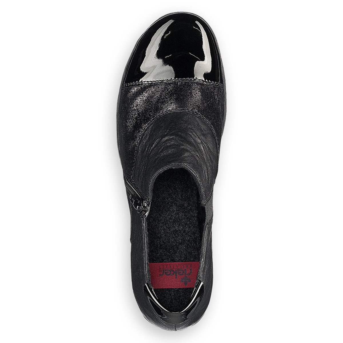 detail Dámské polobotky RIEKER RIE-10101640-W2 černá