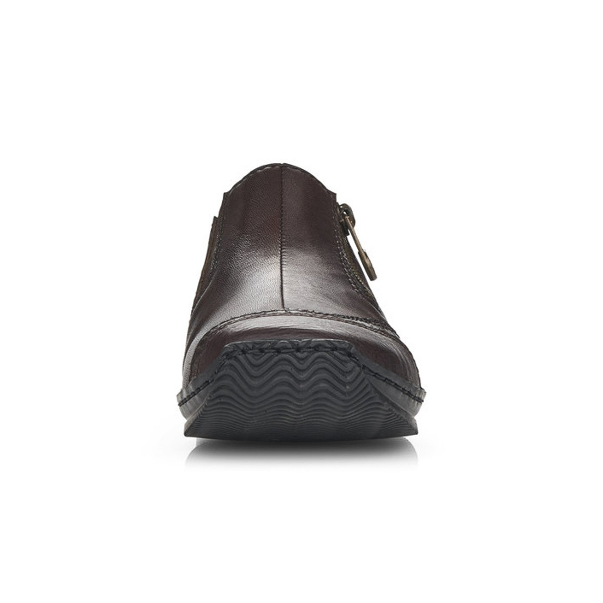 detail Dámské mokasíny RIEKER RIE-10101688-W1 hnědá