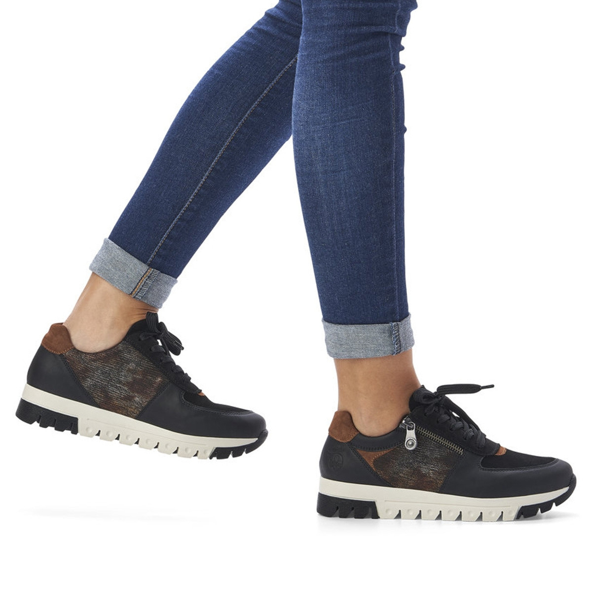 detail Dámské tenisky RIEKER RIE-10101690-W1 černá