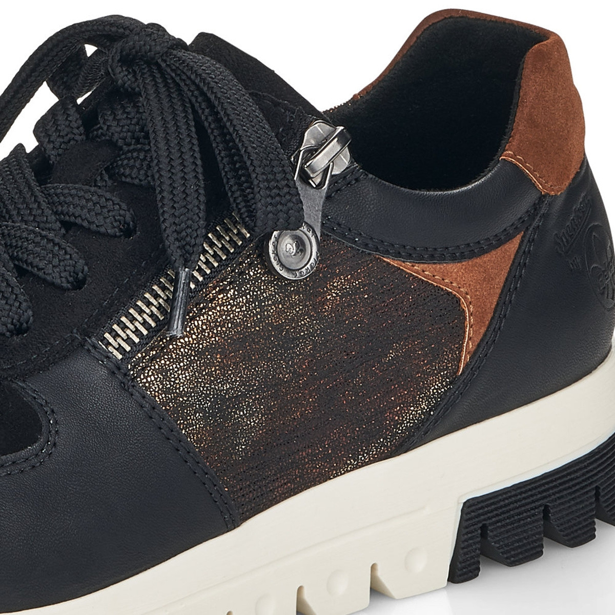 detail Dámské tenisky RIEKER RIE-10101690-W1 černá