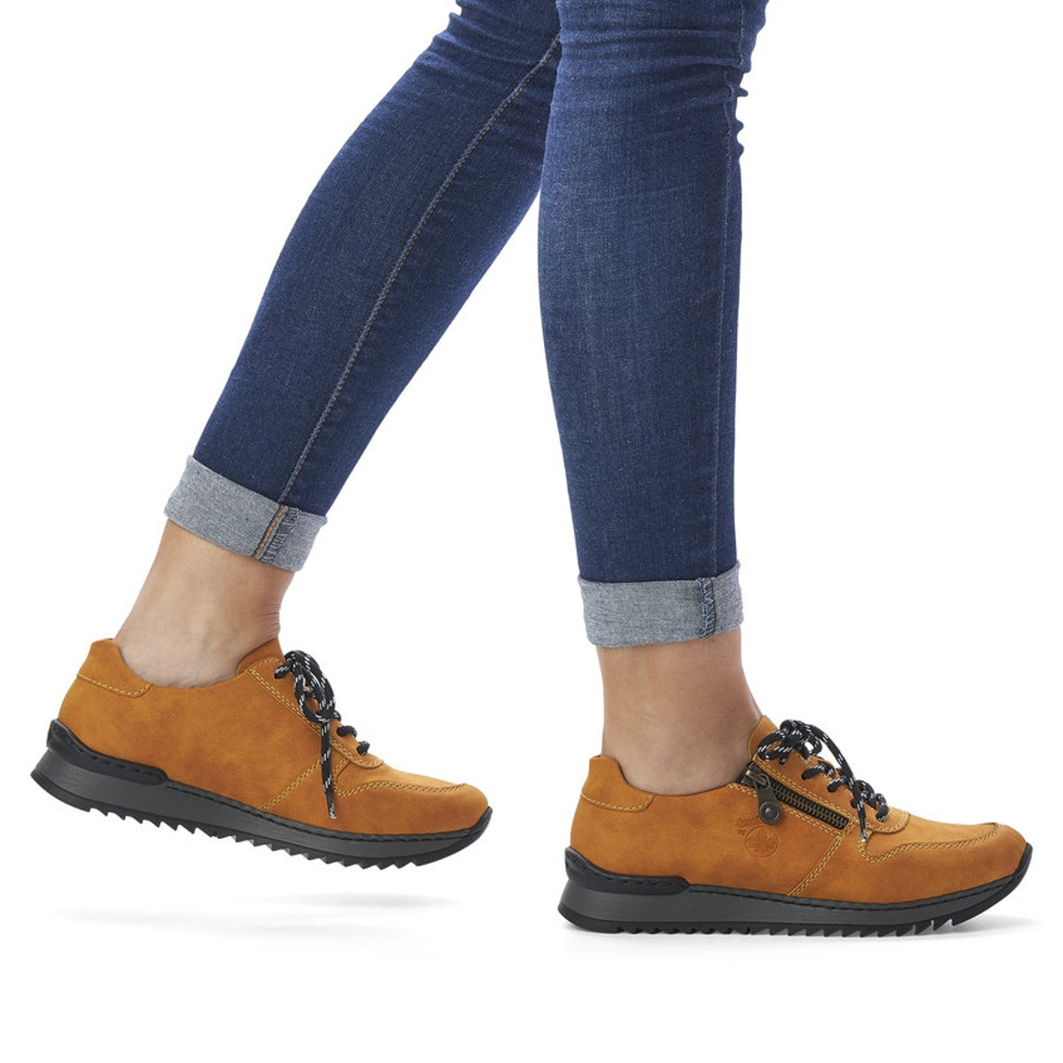 detail Dámské tenisky RIEKER RIE-10101696-W1 žlutá