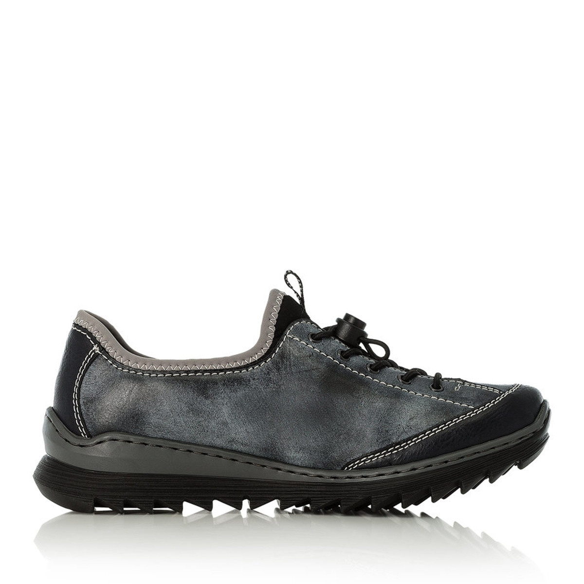 detail Dámské polobotky RIEKER RIE-10101698-W1 modrá