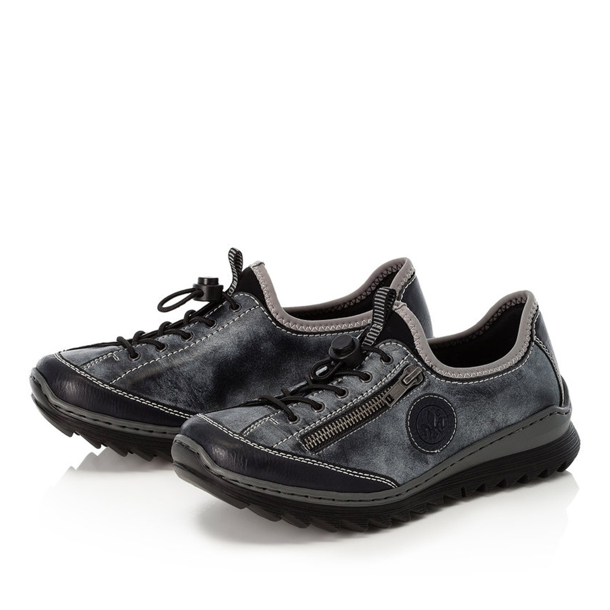 detail Dámské polobotky RIEKER RIE-10101698-W1 modrá