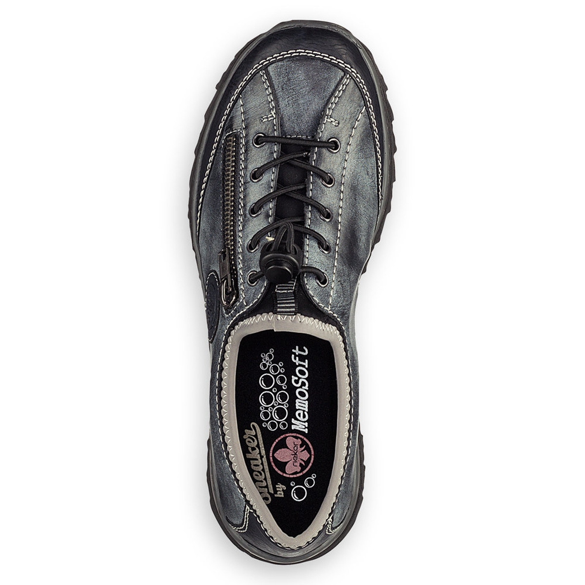 detail Dámské polobotky RIEKER RIE-10101698-W1 modrá