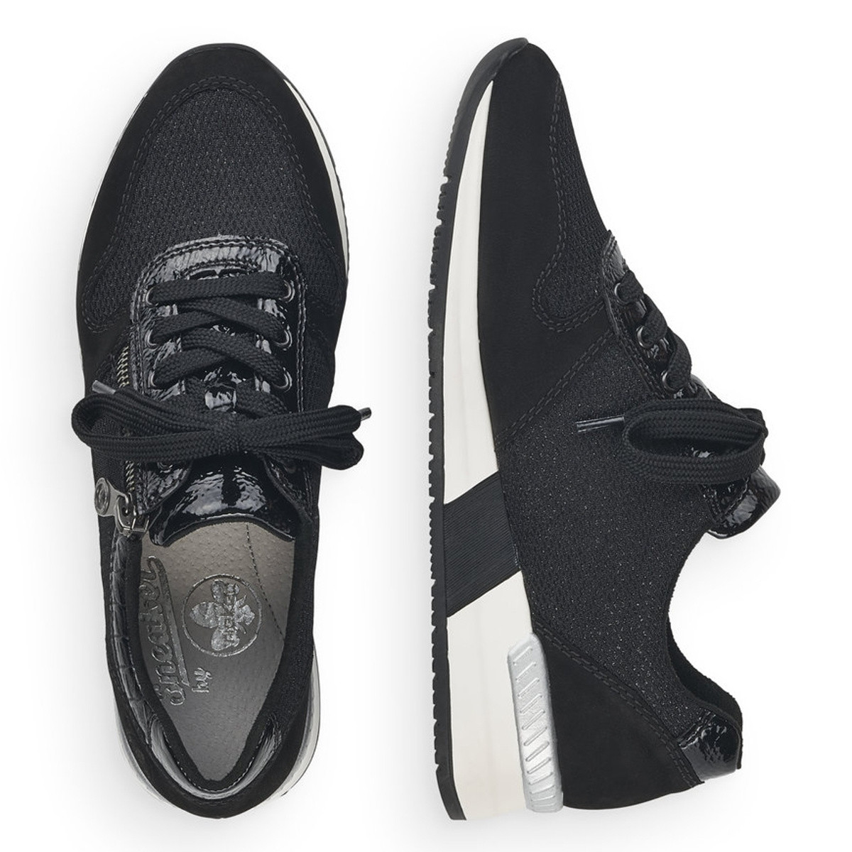 detail Dámské tenisky RIEKER RIE-10101714-W1 černá