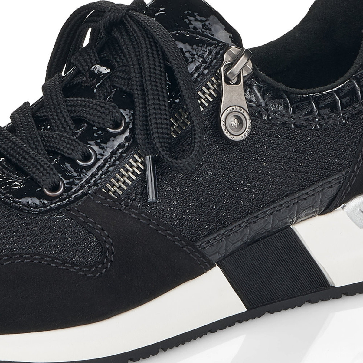 detail Dámské tenisky RIEKER RIE-10101714-W1 černá