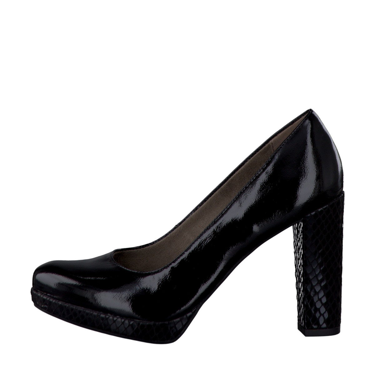 detail Dámská obuv TAMARIS 1-1-22435-27 BLK PAT./STRUC 051