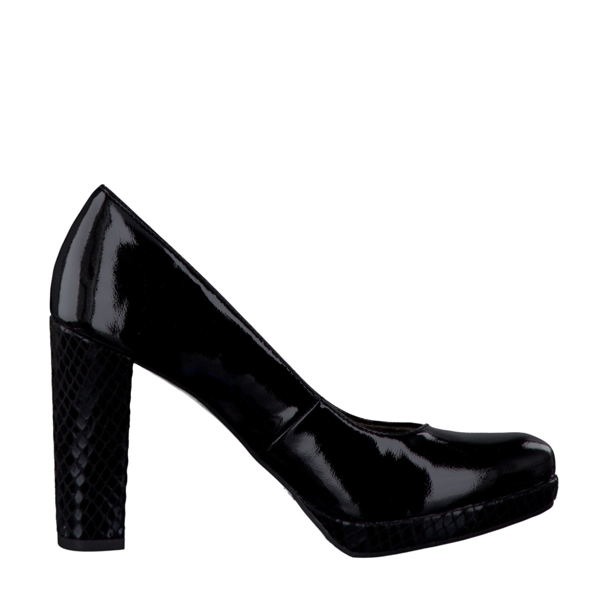 detail Dámská obuv TAMARIS 1-1-22435-27 BLK PAT./STRUC 051