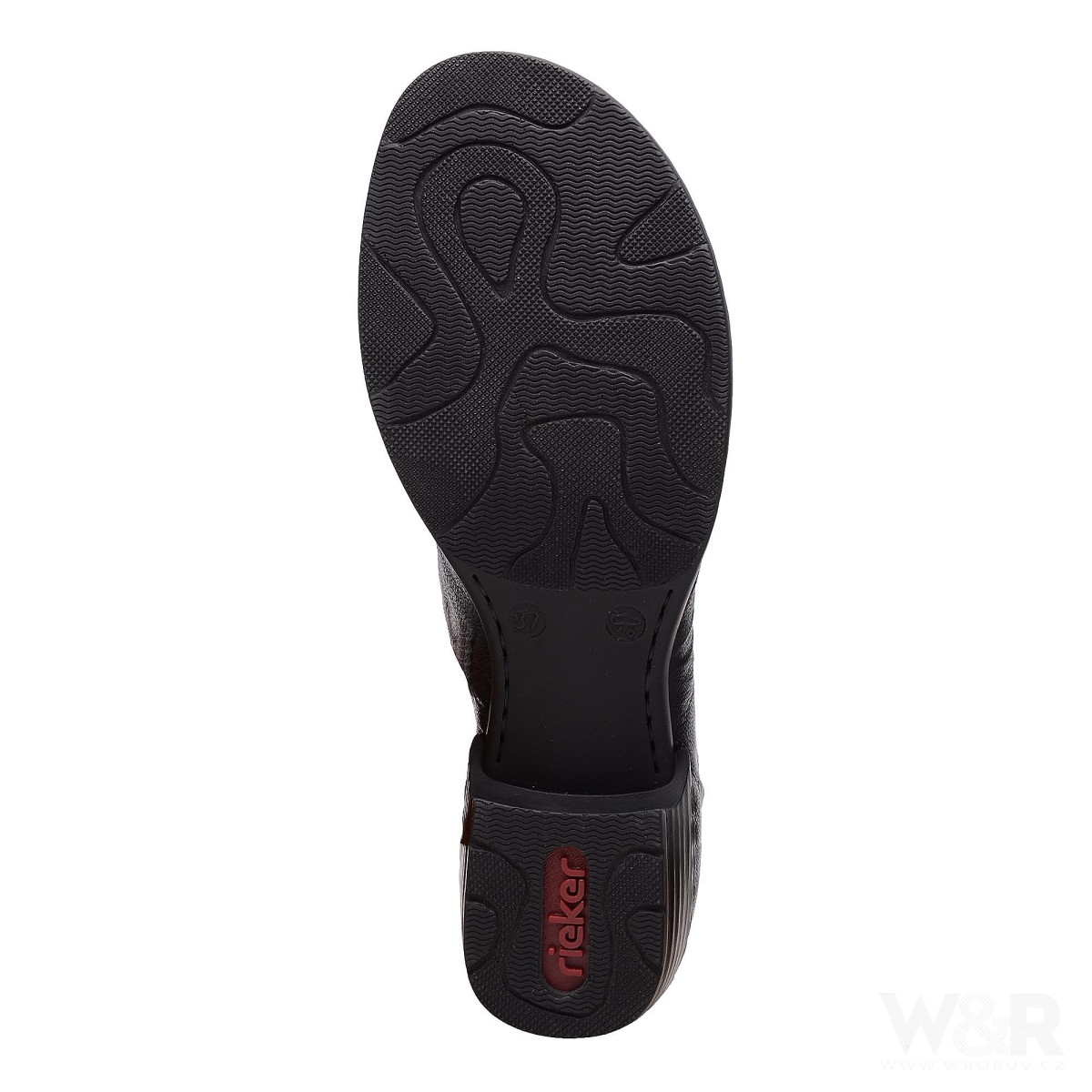 detail Dámská obuv RIEKER 52240/00 SCHWARZ H/W 6