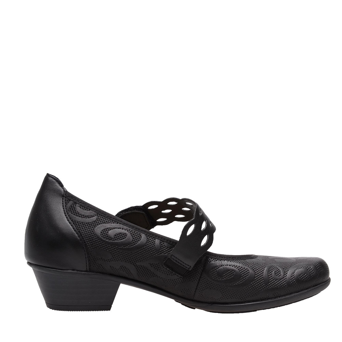 detail Dámské lodičky REMONTE BY RIEKER RIE-1013238-S7 černá