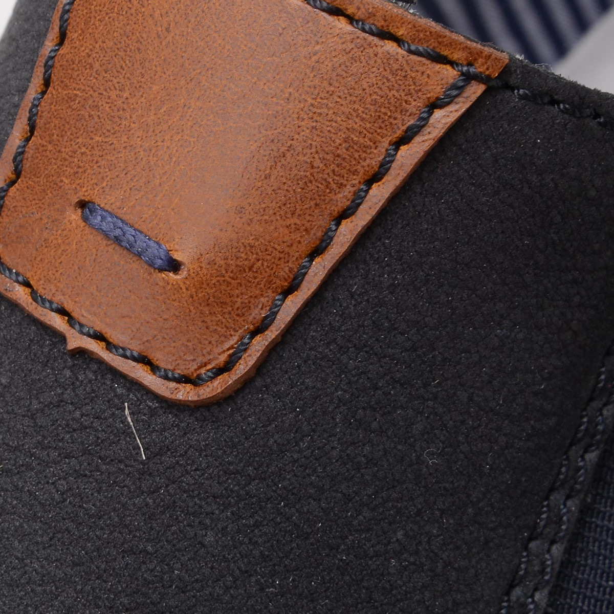 detail Pánské modré mokasíny RIEKER 17866/15 BLAU F/S 7