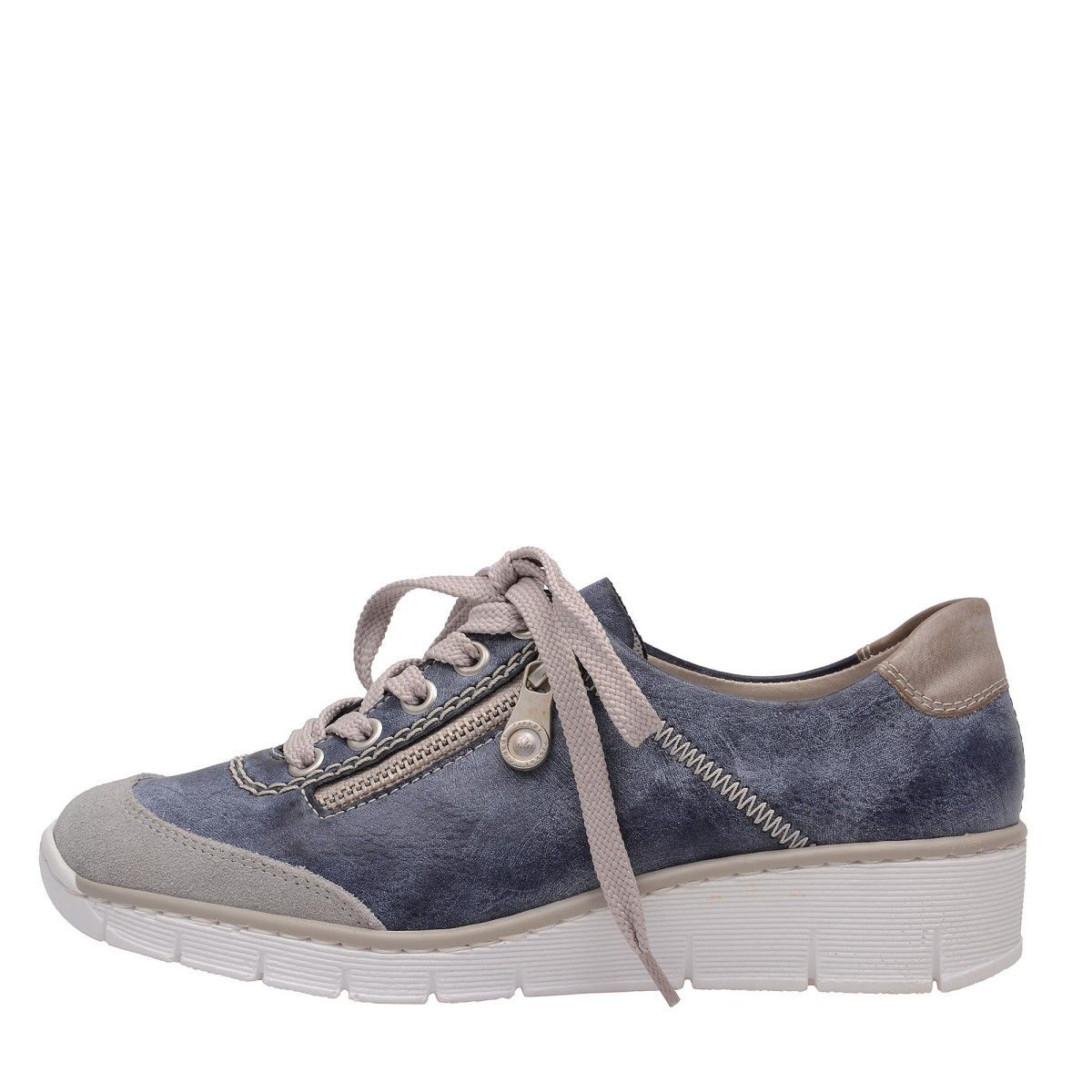 detail Dámská obuv RIEKER 53721/41 BLAU KOMBI F/S 7
