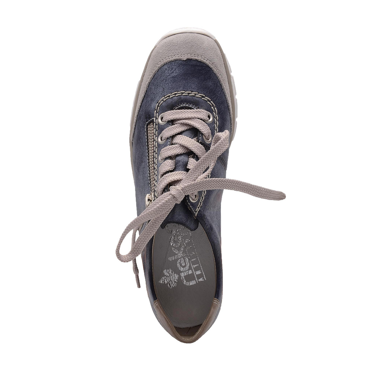 detail Dámská obuv RIEKER 53721/41 BLAU KOMBI F/S 7