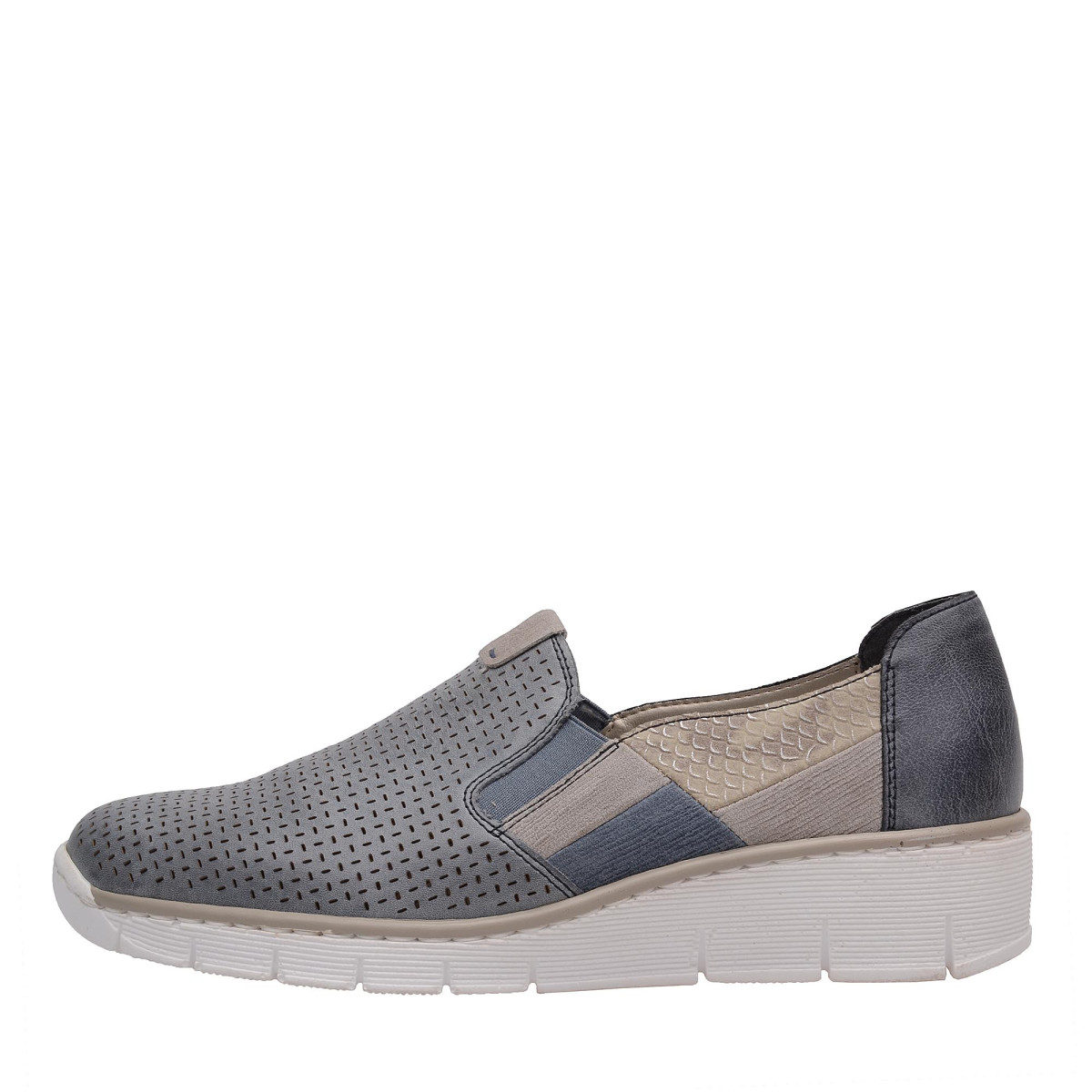 detail Dámská obuv RIEKER 53757/12 BLAU F/S 7