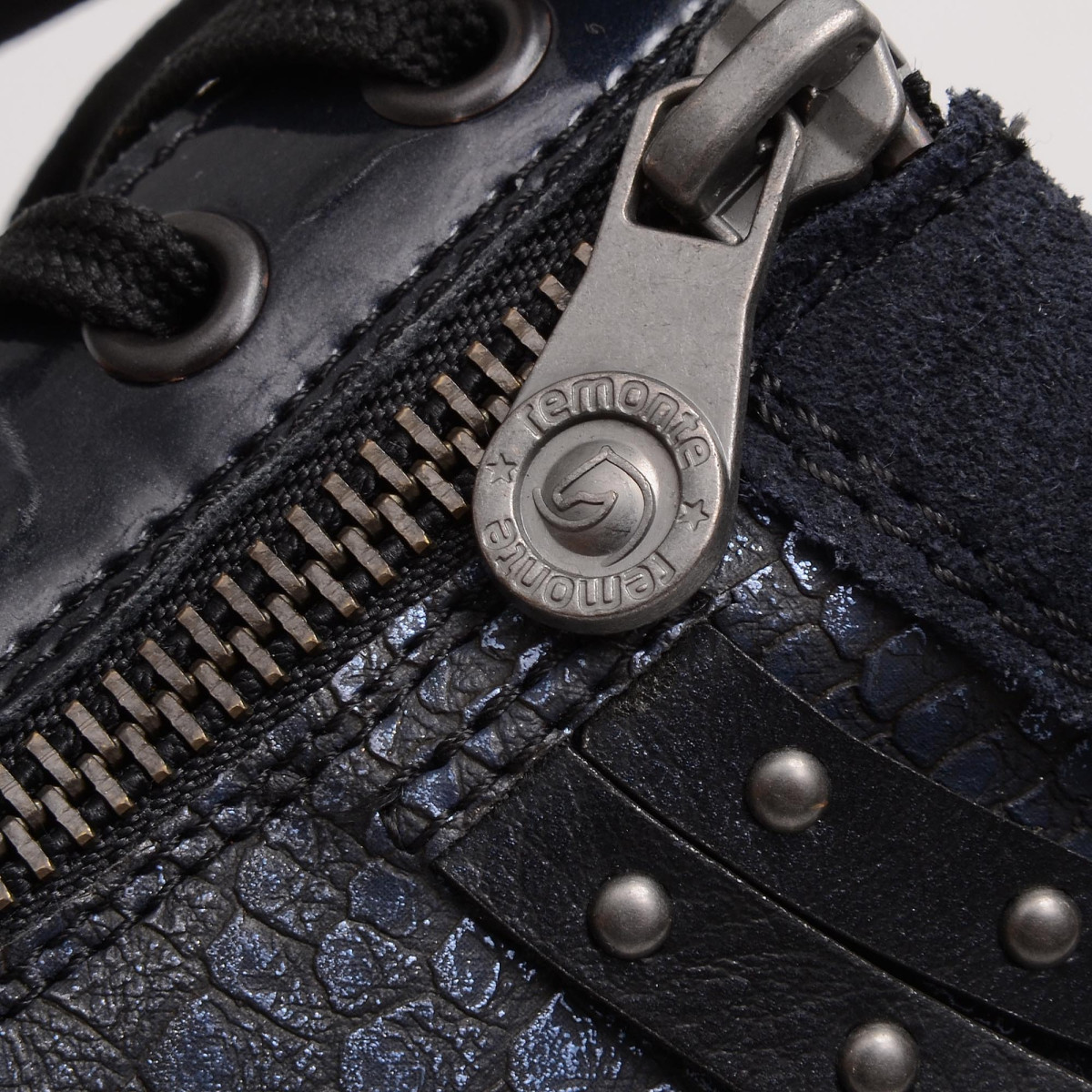 detail Dámská obuv REMONTE BY RIEKER RIE-1013604-W7 modrá