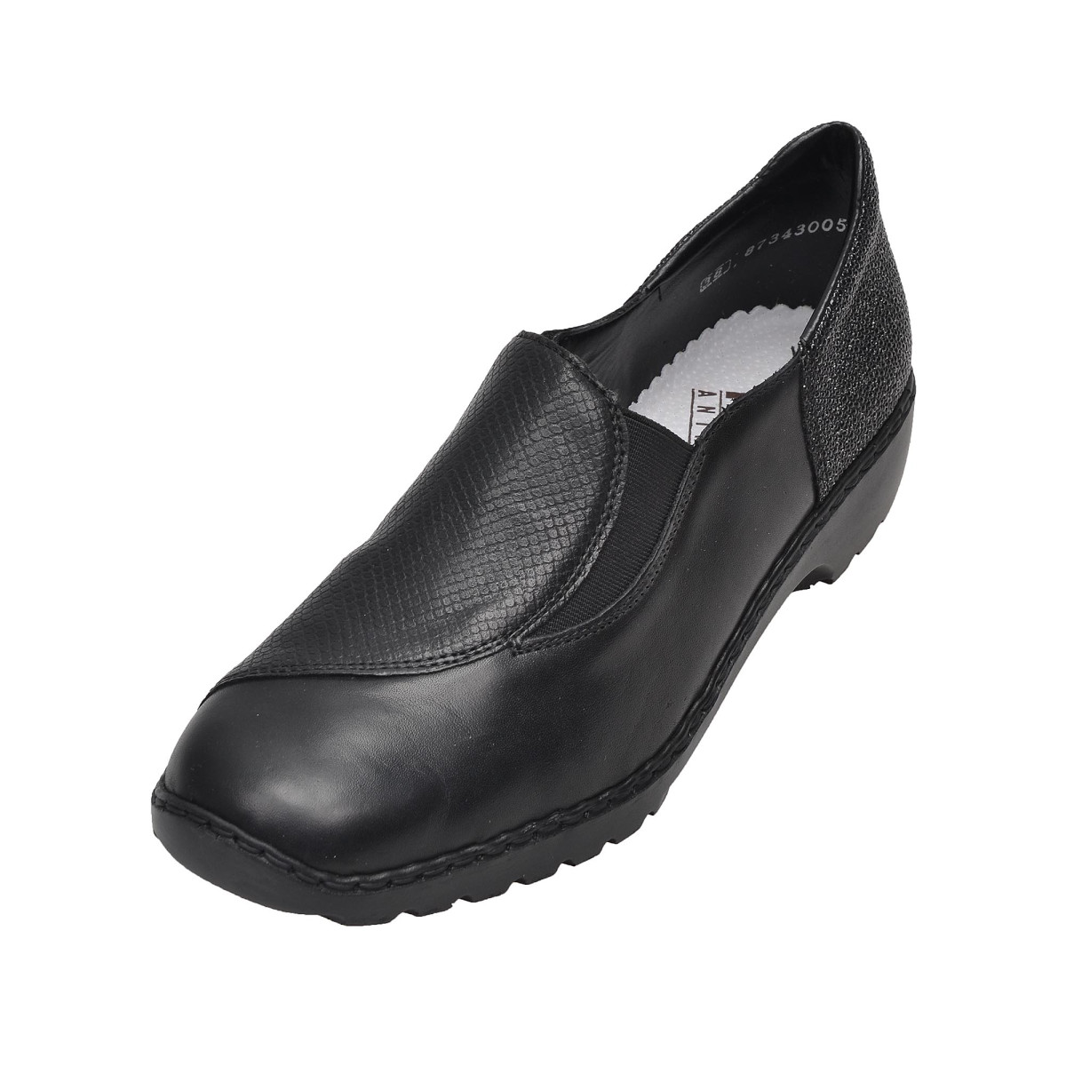 detail Dámská obuv RIEKER L6064/03 SCHWARZ KOMBI F/S 8