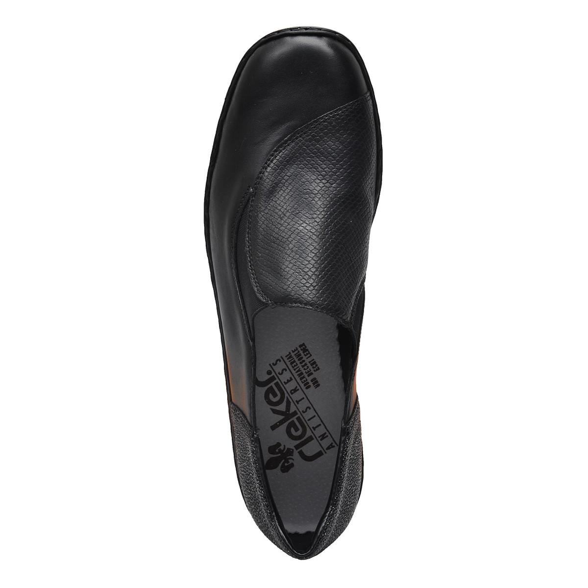 detail Dámská obuv RIEKER L6064/03 SCHWARZ KOMBI F/S 8