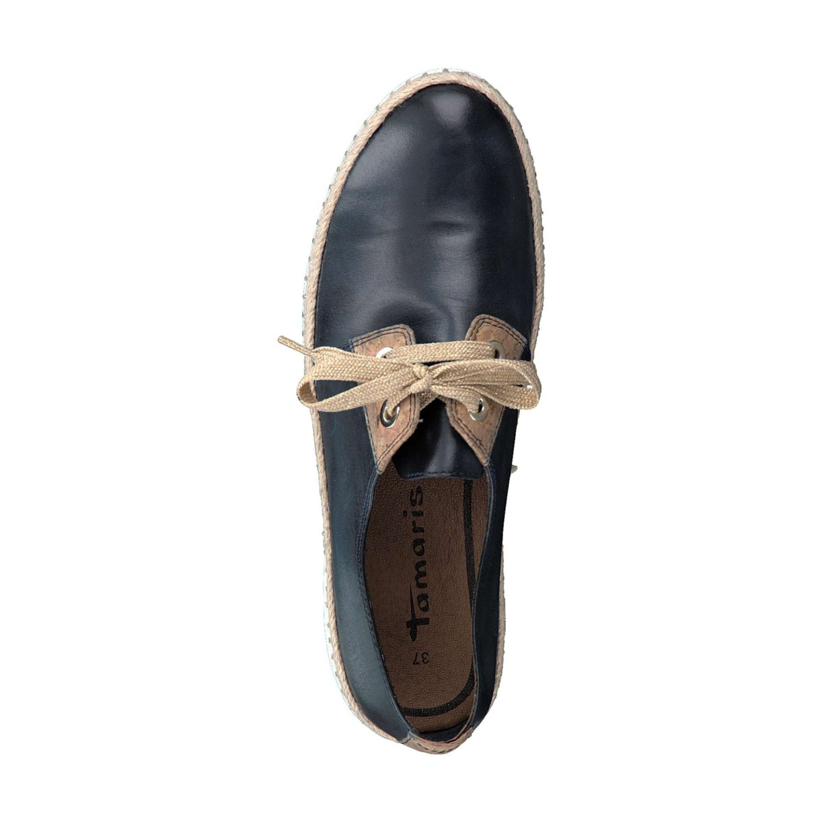 detail Dámská obuv TAMARIS 1-1-23613-20 NAVY LEA/NAT. 879