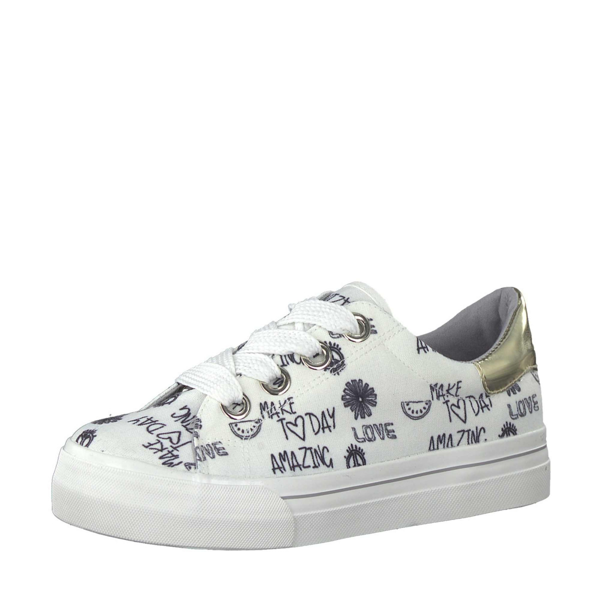 detail Dámská obuv TAMARIS 1-1-23652-30 WHT PRINT BLK 076