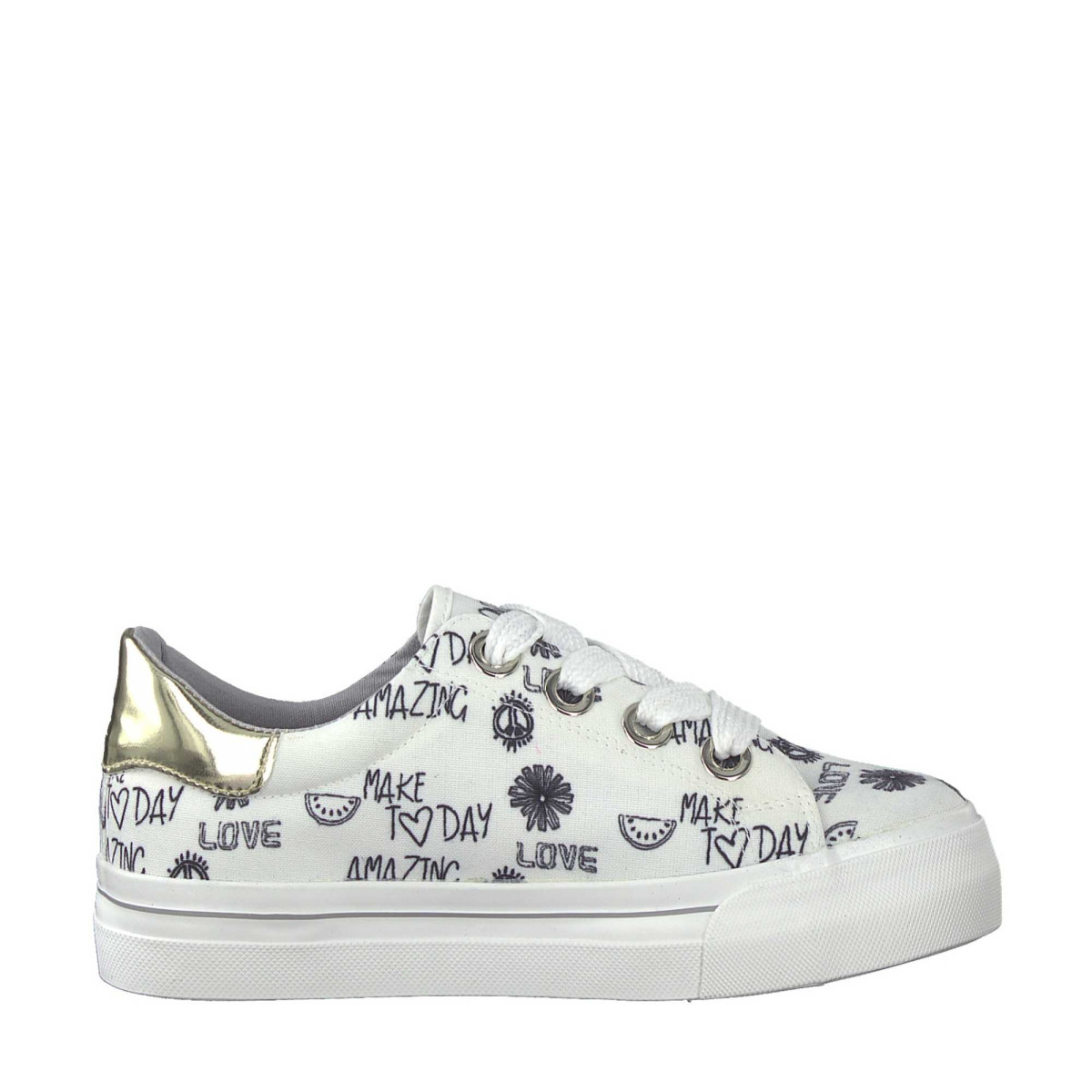 detail Dámská obuv TAMARIS 1-1-23652-30 WHT PRINT BLK 076