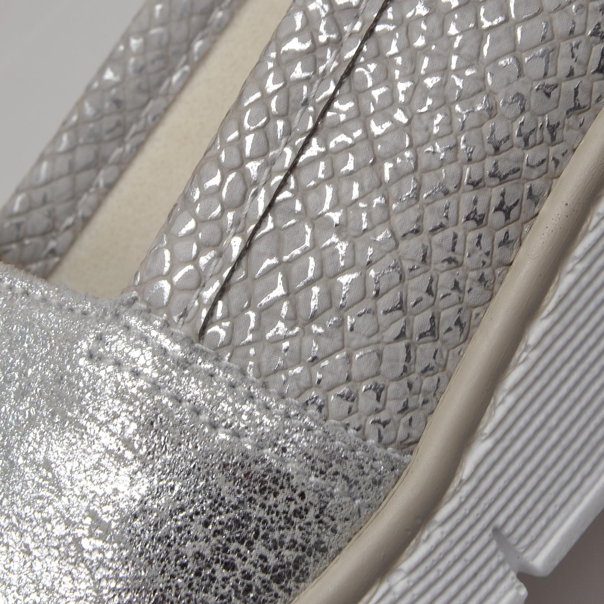 detail Dámská obuv RIEKER 53758/90 SILBER/PLATIN F/S 8