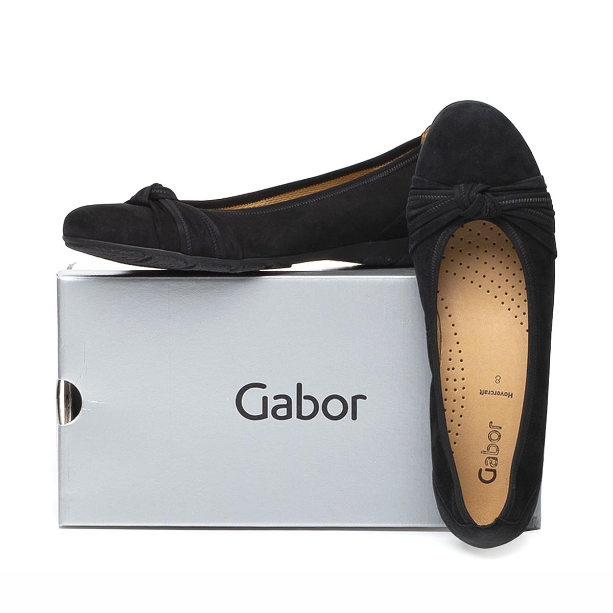 detail Dámské nadměrné baleríny GABOR 04.162.17 SCHWARZ