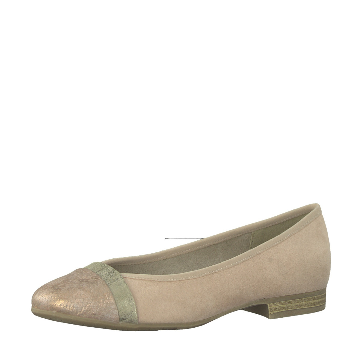 detail Dámská obuv JANA Dámské baleríny s lakovanou špičkou šíře H 8-22165-20 růžová