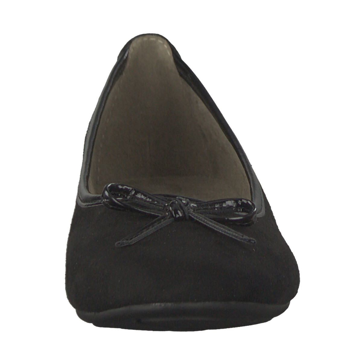 detail Dámská obuv JANA Dámské baleríny s mašličkou šíře H 8-22164-20 / černá
