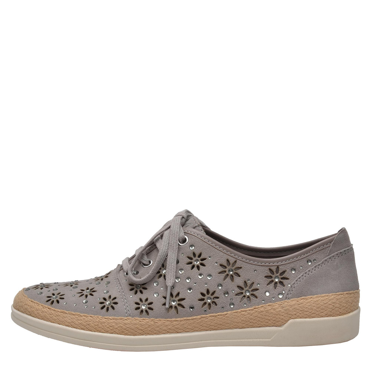 detail Dámská obuv CAPRICE 9-9-23600-20 LT GREY SUEDE 201