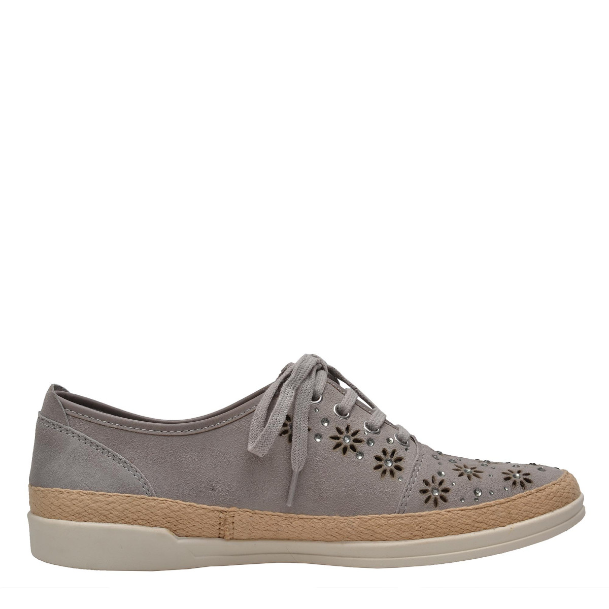 detail Dámská obuv CAPRICE 9-9-23600-20 LT GREY SUEDE 201