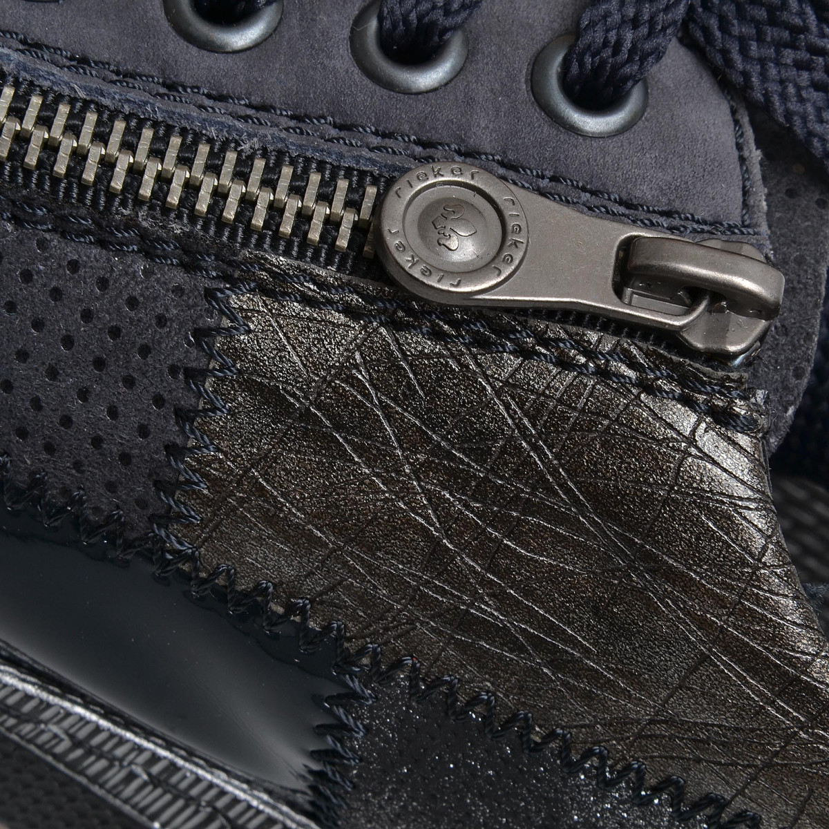 detail Dámská obuv RIEKER N5320/15 BLAU KOMBI H/W 8