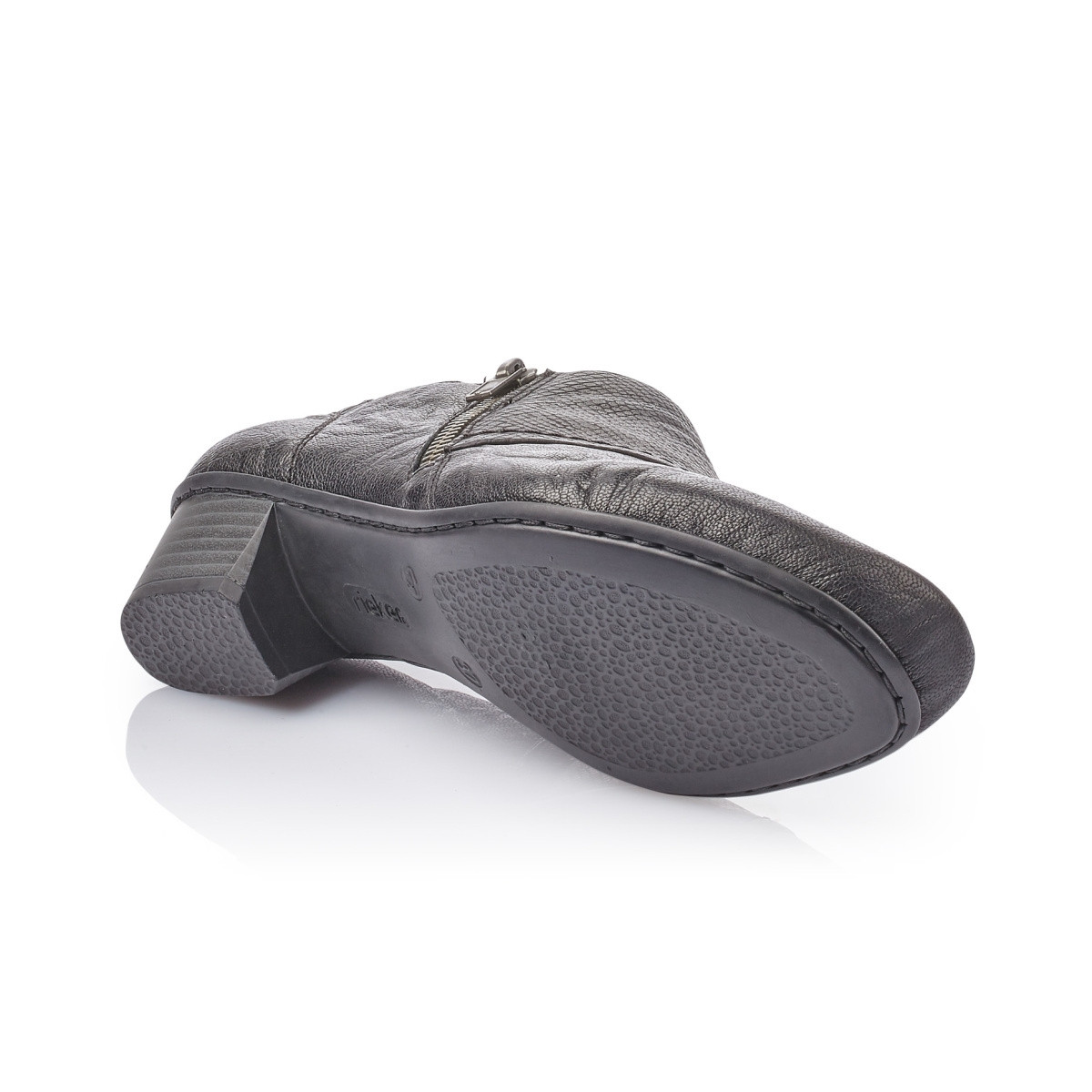 detail Dámské nadměrné mokasíny RIEKER 53851-00 SCHWARZ H/W 9